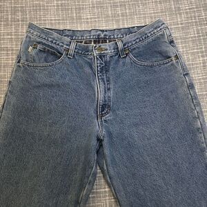 LL Bean Flannel Lined Jeans Men's 36x30 (Actual 34.5x29) Classic Fit Straight